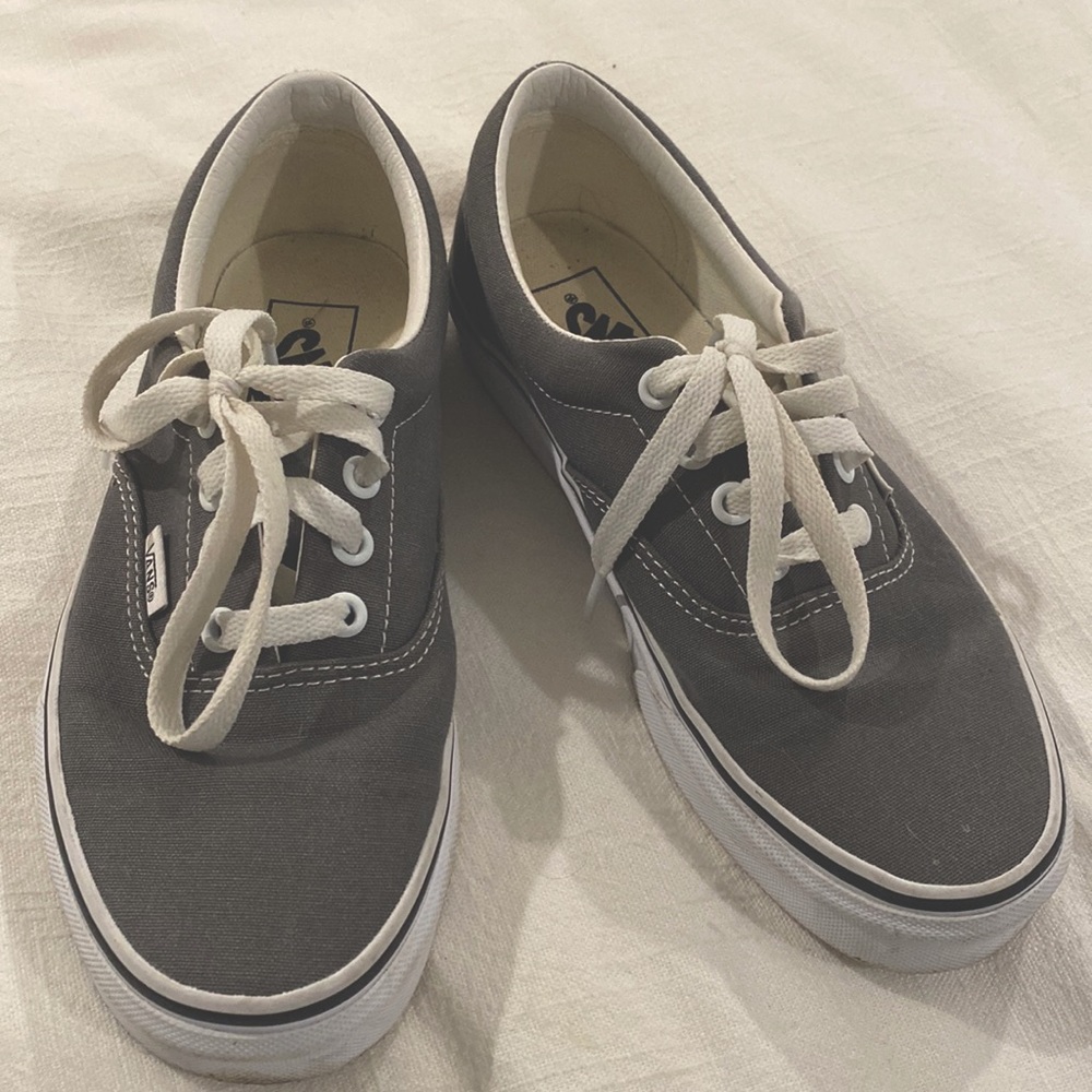 Grey Vans, barely worn!